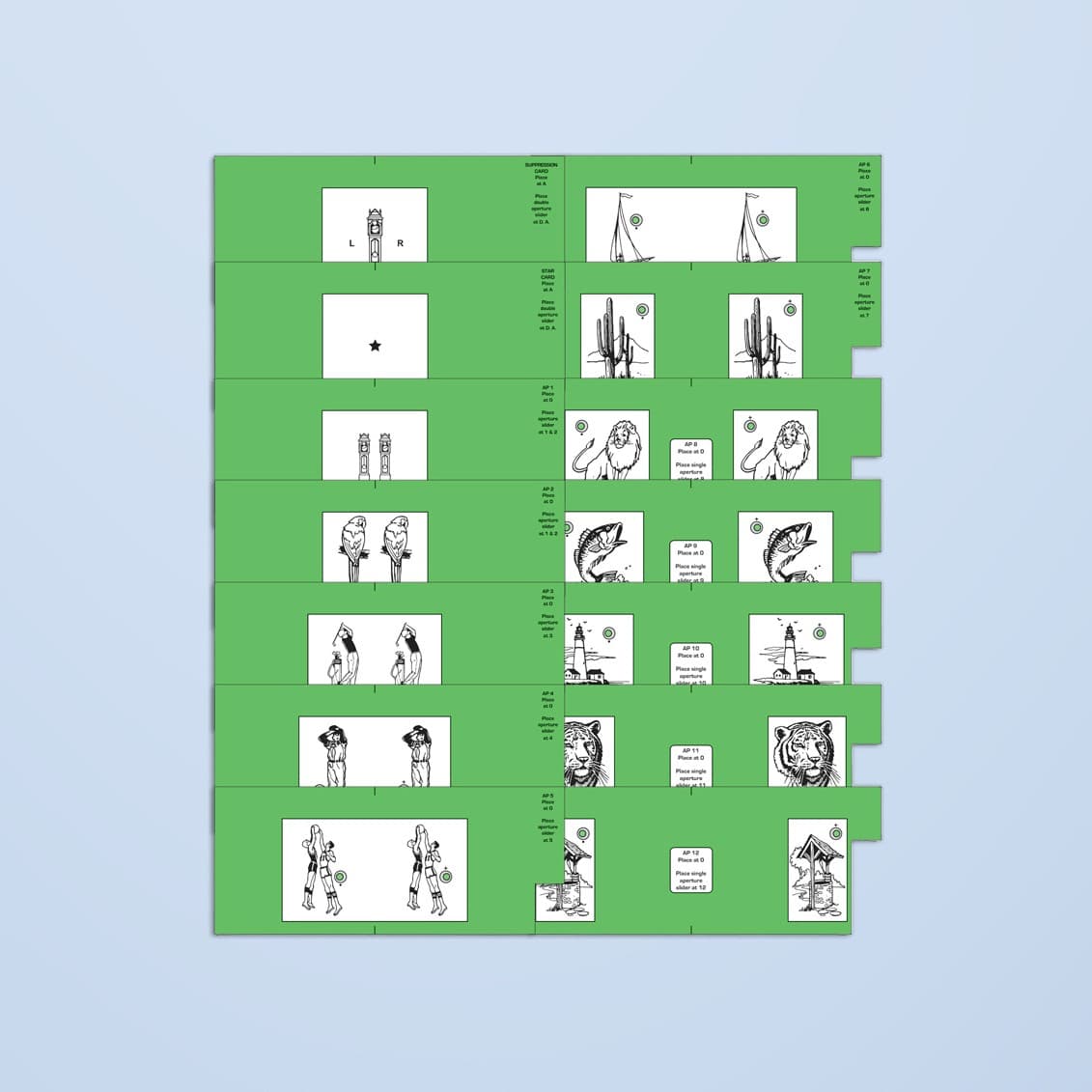 Bernell Aperture Rule™ Trainer Kit